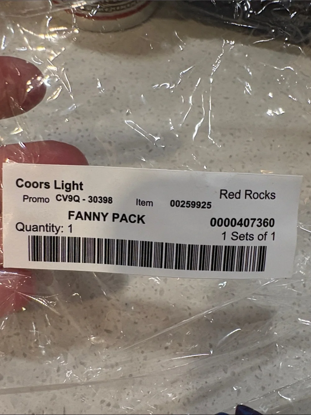 Coors branded red